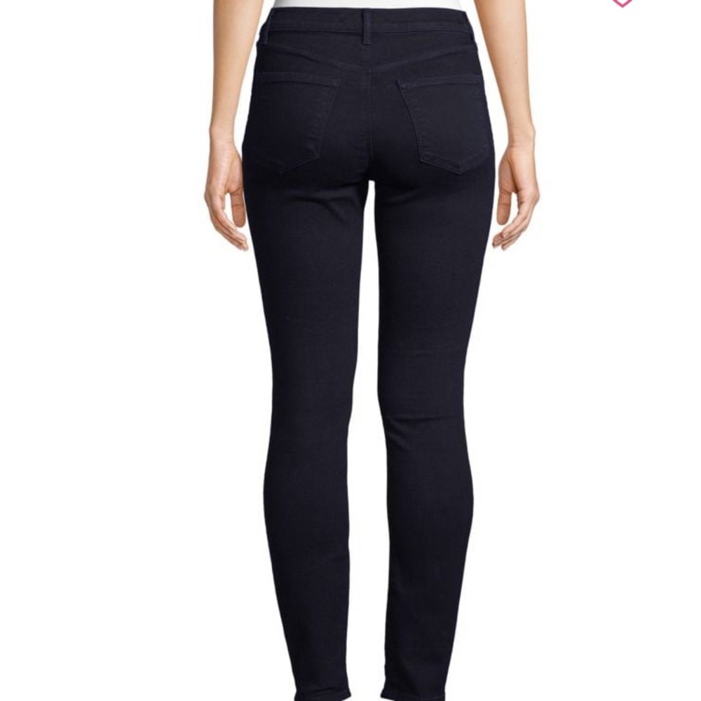 NWOT J Brand Legging Cigarette High Rise Denim ankle black skinny jeans 28